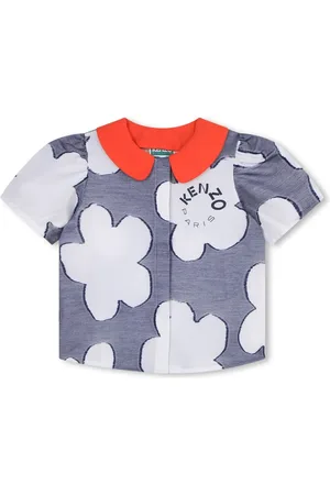 Kenzo Floral-print cotton shirt
