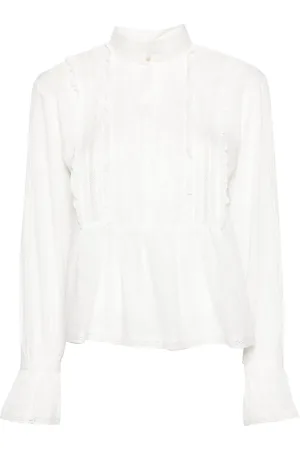 Zadig & Voltaire Ruffle-detail cotton shirt