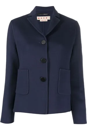 Marni Single-breasted wool-cashmere jacket