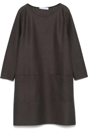 Harris Wharf London Virgin-wool mini dress