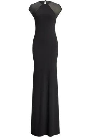 Ralph Lauren Sheer detailing maxi-dress