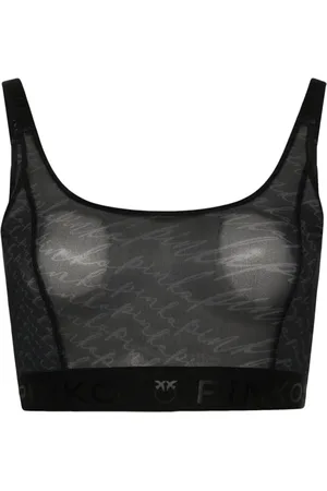 Pinko Bookmark sheer sports bra
