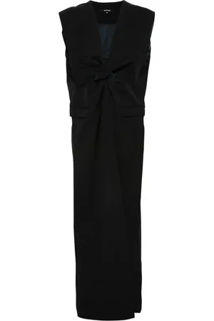 Botter Twist-detailed virgin wool maxi dress