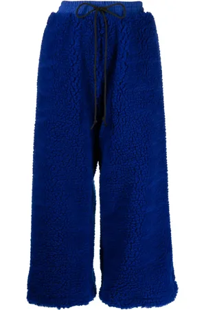 MELITTA BAUMEISTER Faux-shearling cropped trousers