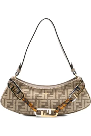 Fendi 2010-2024 Zucca Chenille OLock Swing satchel