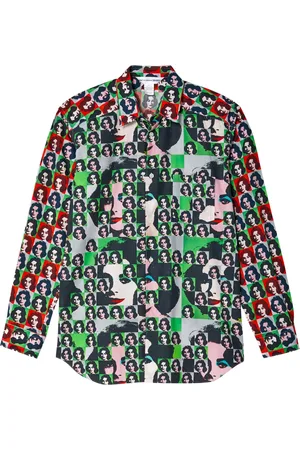 Comme des Garçons Graphic-print cotton shirt