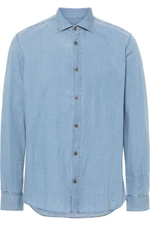 PESERICO SIGN Cotton denim shirt