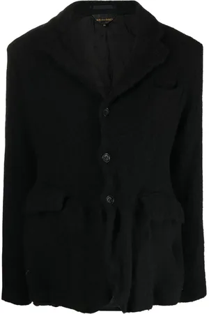 Comme des Garçons Felted-finish single-breasted blazer