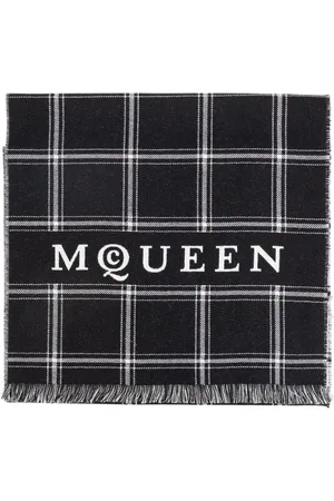 Alexander McQueen Intarsia logo scarf