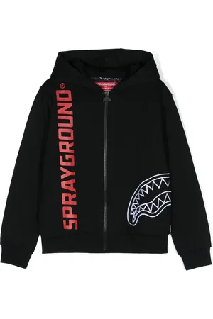 Sprayground Logo-print cotton hoodie