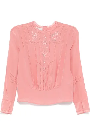 SHIATZY CHEN Chiffon-embroidered top