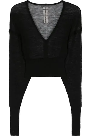 Rick Owens Virgin wool cropped jumper