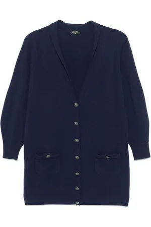 CHANEL 1980s V-neck cardigan