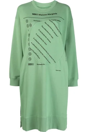 Maison Margiela Graphic-print sweatshirt dress