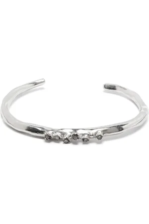 ROSA MARIA Sterling diamond cuff bracelet