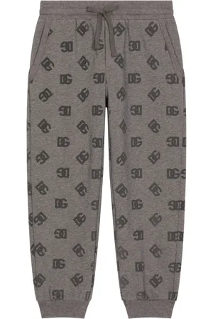 Dolce & Gabbana Monogram-logo jersey track pants