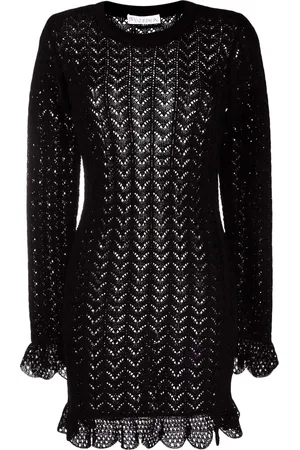 J.W.Anderson Scalloped-edge knitted dress