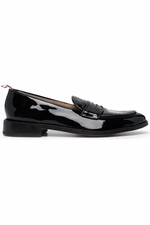 Thom Browne RWB-tag penny loafers