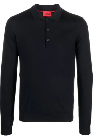 HUGO BOSS Long-sleeved polo shirt
