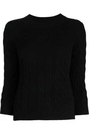 N.PEAL Cable-knit cashmere jumper