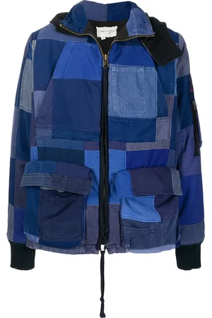 GREG LAUREN Patchwork-design coat