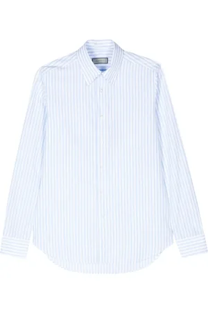 CANALI Striped cotton shirt