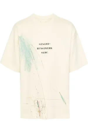 OAMC Scribble organic cotton T-shirt