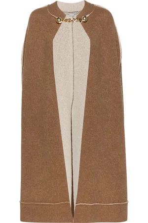 Stella McCartney Chain-link knitted cape