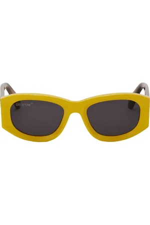 OFF-WHITE Round-frame tinted sunglasses