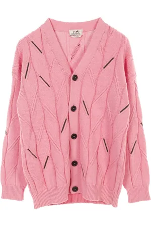 Hermès 2010s cable-knit cardigan