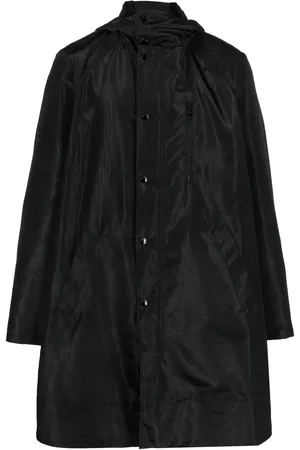 Marine Serre Hooded logo-print windbreaker