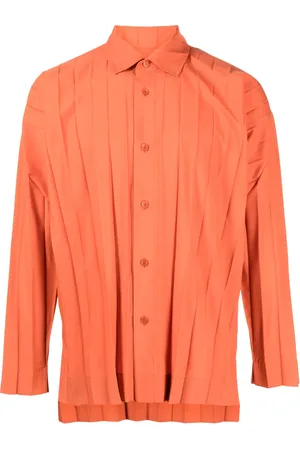Issey Miyake Pleated long-sleeved shirt
