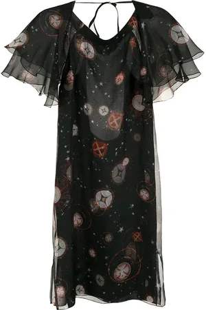 Isolda Ruffle-sleeve dress