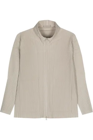 Issey Miyake Plissé zipped jacket