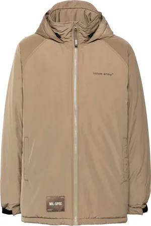 Izzue Logo-print hooded jacket