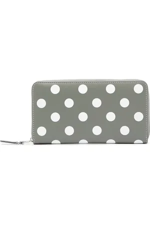 Comme des Garçons Polka dot-print zip-around wallet