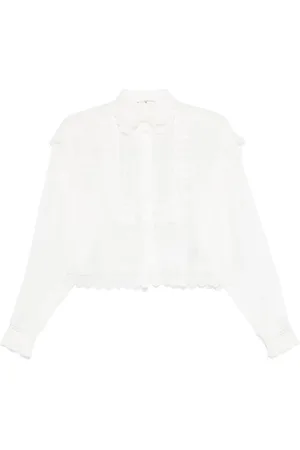 ERMANNO SCERVINO Lace-panelling shirt