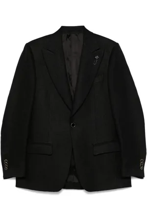 LARDINI Brooch-detail blazer