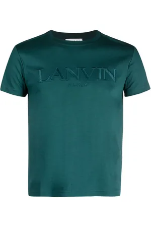 Lanvin Logo-embroidered cotton T-shirt