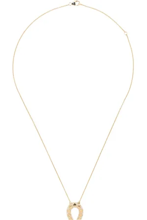 HARWELL GODFREY 18kt yellow Mini Horseshoe pendant necklace