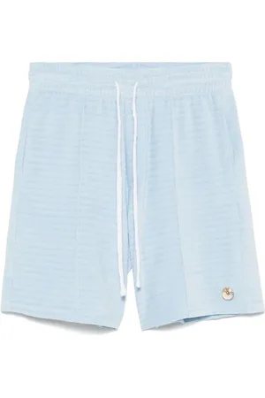 Casablanca Velour stripe shorts
