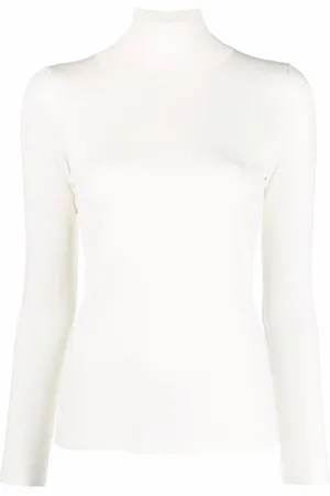 LISKA Fine-knit roll-neck jumper