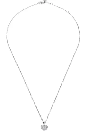 Leo Pizzo 18kt white gold Amore diamond necklace