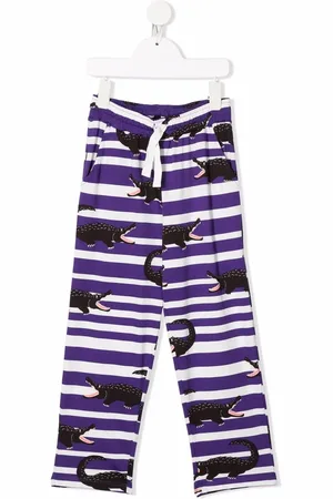 Mini Rodini Crocodile-print trousers