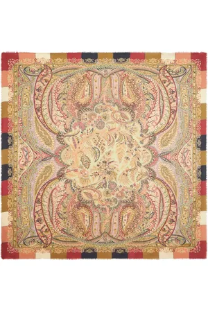 Etro Paisley-print frayed-edge scarf