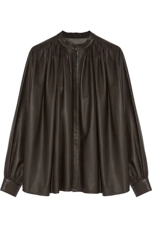 YVES SALOMON Pleated shirt