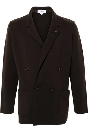 LARDINI Brooch-detail blazer