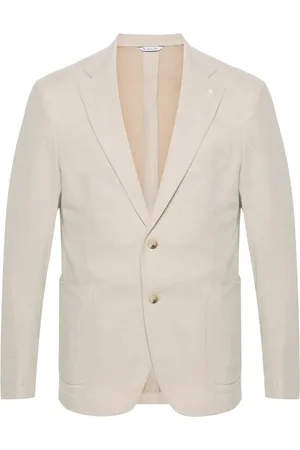 Manuel Ritz Honeycomb single-breasted blazer