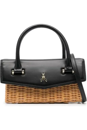 Patrizia Pepe Fly Bambi straw bag