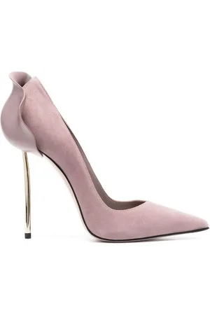 LE SILLA Petalo suede 120mm pumps
